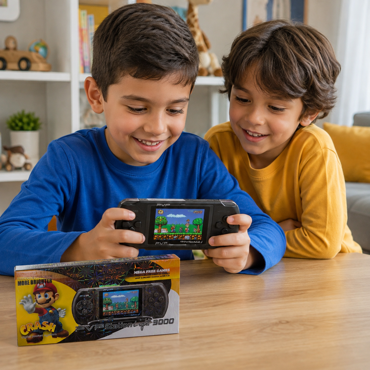 جهاز ألعاب محمول PVP Station Light 3000 بشاشة ملوّنة | Handheld Game Console