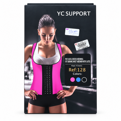 مشد رياضي نسائي بحمالات YC Support Ref 128 | Women's Waist Trainer Vest