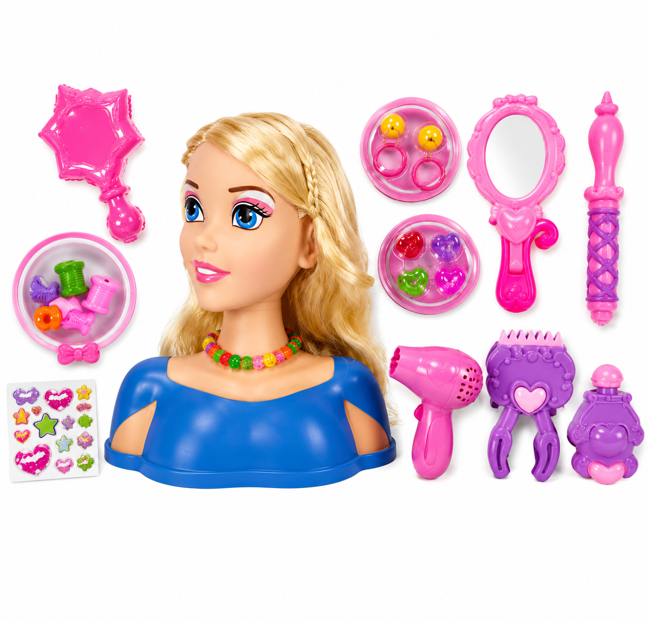 مجموعة تصفيف وتجميل الشعر للأطفال | Kids Hair Styling & Beauty Set
