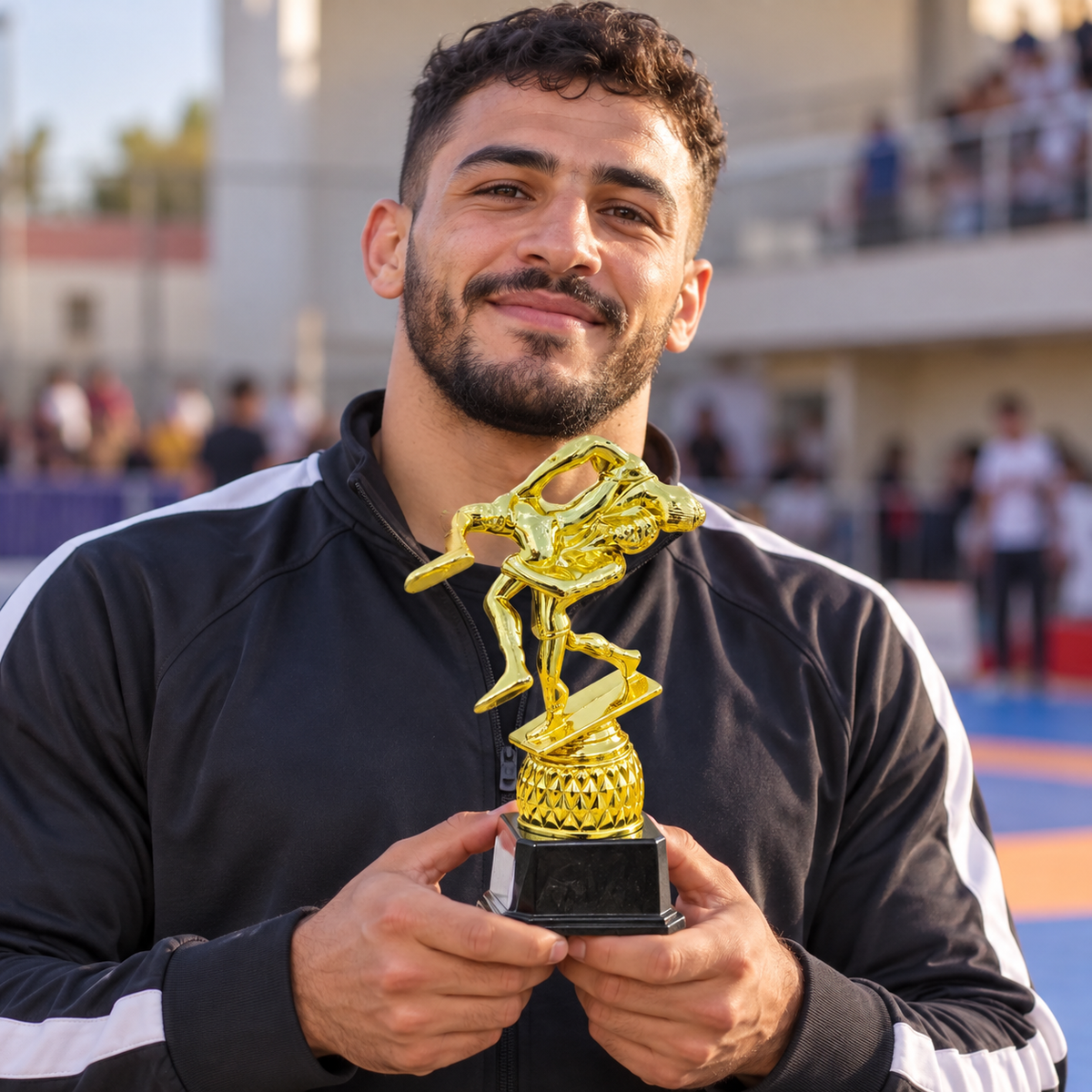 كأس كرة ذهبي Golden Wrestling Trophy 4596-8