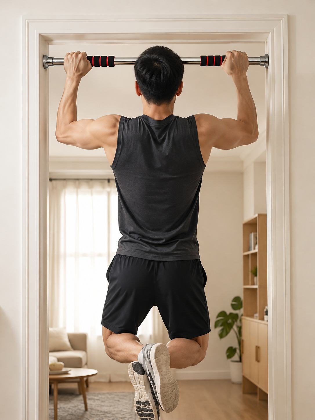 بار تمارين العقلة للباب | Doorway Pull-Up Bar