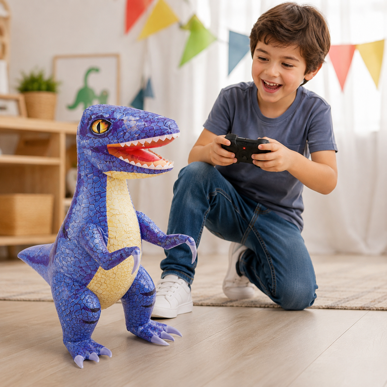 ديناصور روبوت بالتحكم عن بُعد | RC Raptor Dinosaur 2.4GHz