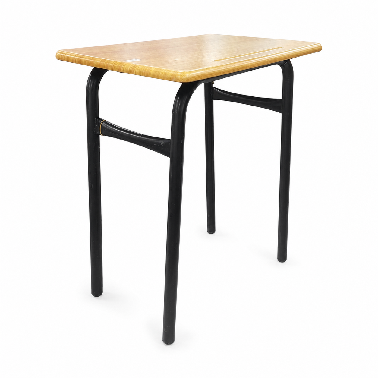 طاولة مدرسية فردية بسطح خشبي وهيكل معدني | Single School Desk