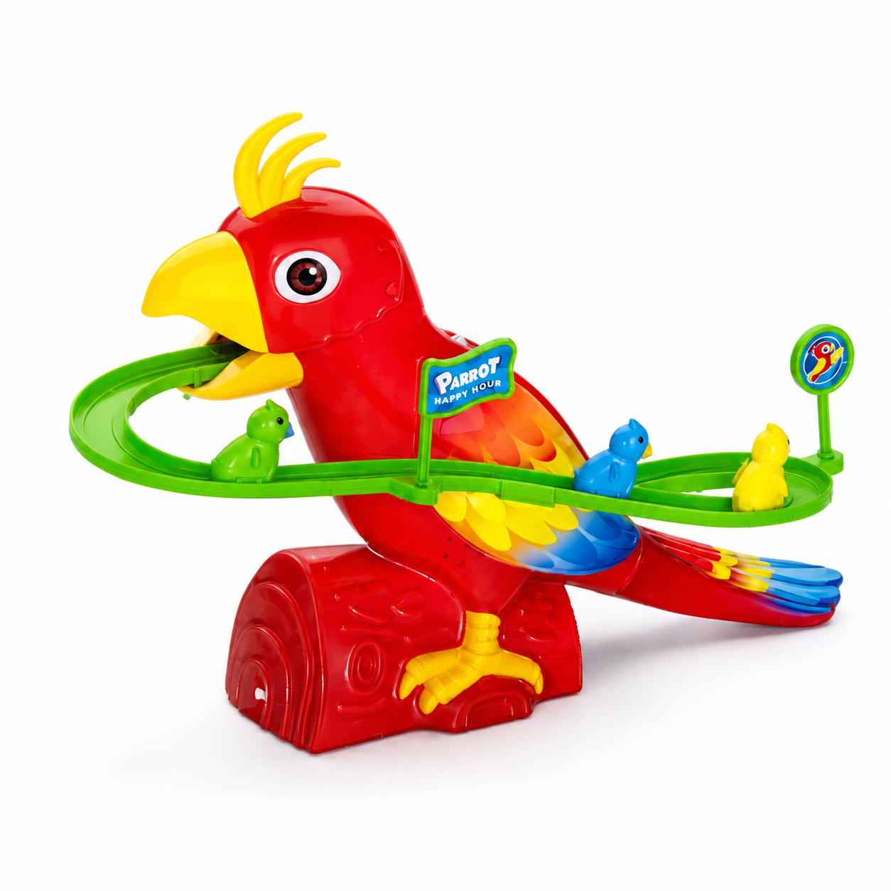Parrot Electric Track Slide - ببغاء تسلق درج بمسار كهربائي