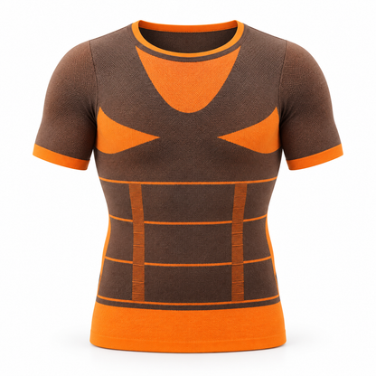 قميص مشد رجالي بأكمام Just-One Shapers Y-218 | Men's Seamless Slimming Shirt