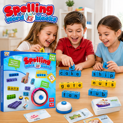 Spelling Word Blocks - مكعبات تهجئة الكلمات الإنجليزية