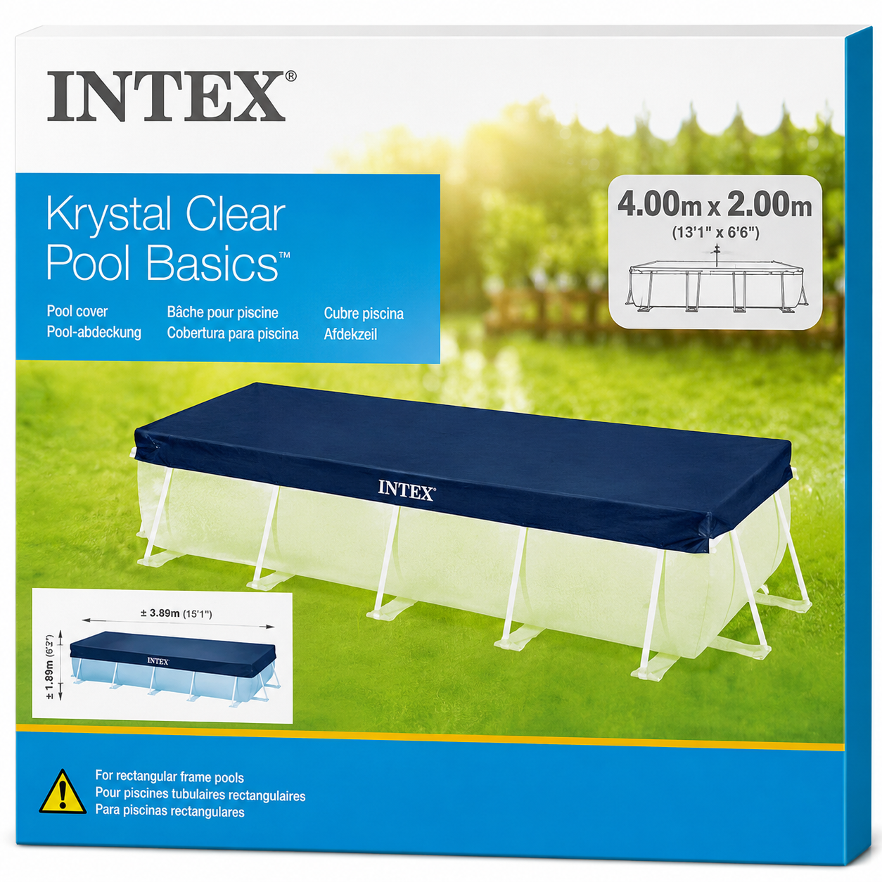 غطاء مسبح INTEX مقاوم للأوساخ | INTEX Pool Cover – Available in 3 Sizes