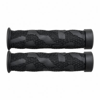 زوج مقابض دراجة سوداء بنقشة بارزة 2981 Black Bicycle Grips 2981
