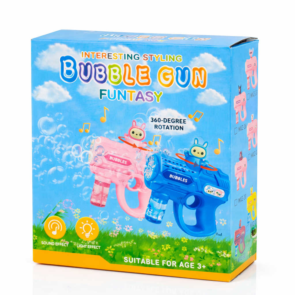 مسدس الفقاعات الدوار للأطفال – Bubble Gun Fantasy