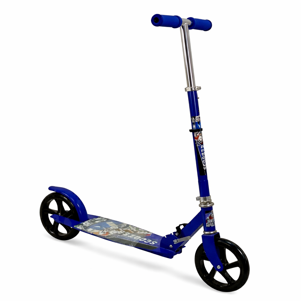 سكوتر ركل قابل للطي – Foldable Kick Scooter Blue
