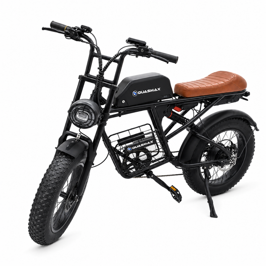 دراجة كهربائية QUASMAX بسلة أمامية | QUASMAX Electric Utility Bike