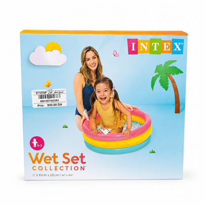 مسبح أطفال دائري INTEX Wet Set 61 × 22 سم | INTEX Wet Set Collection Kiddie Pool 61 × 22 cm