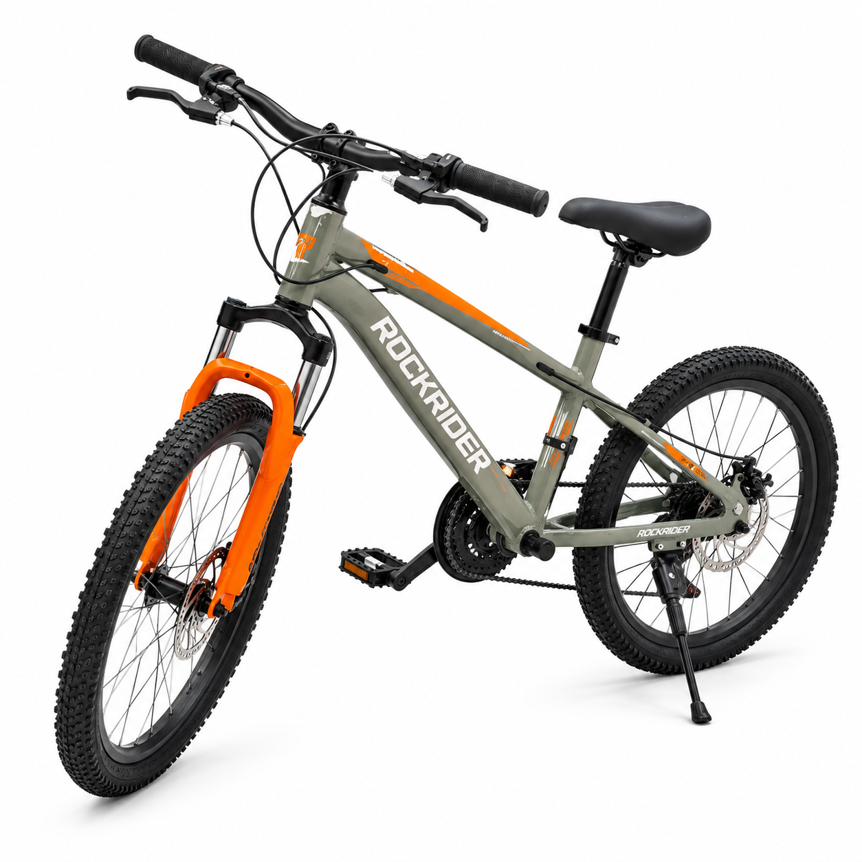 دراجة هوائية ROCKRIDER M1 للأطفال والشباب مقاس 20 بتصميم رياضي وفرامل قرصية | ROCKRIDER M1 20” Sport Bike for Kids &amp; Youth
