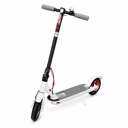 سكوتر كهربائي أبيض قابل للطي | White Foldable Electric Scooter