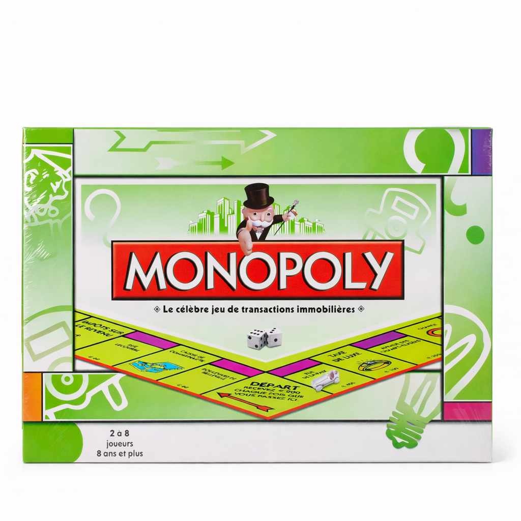 لعبة مونوبولي Monopoly – لعبة التجارة والعقارات