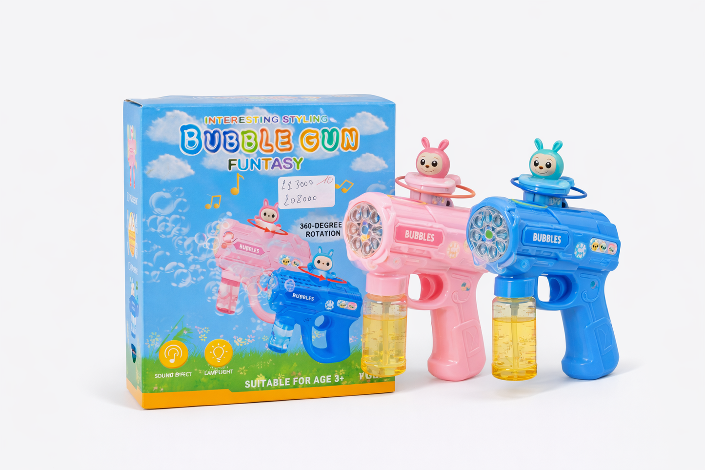مسدس الفقاعات الدوار للأطفال – Bubble Gun Fantasy