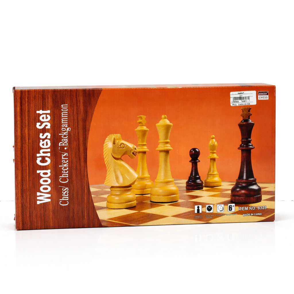طقم الشطرنج الخشبي – Wood Chess Set