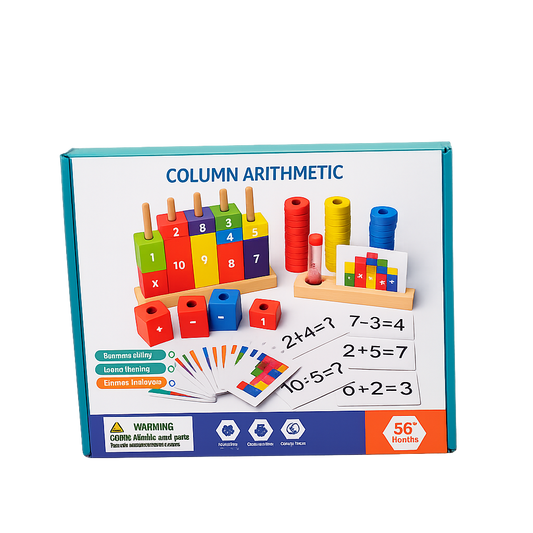 لعبة تعليم الحساب بالأعمدة للأطفال – Column Arithmetic Learning Toy