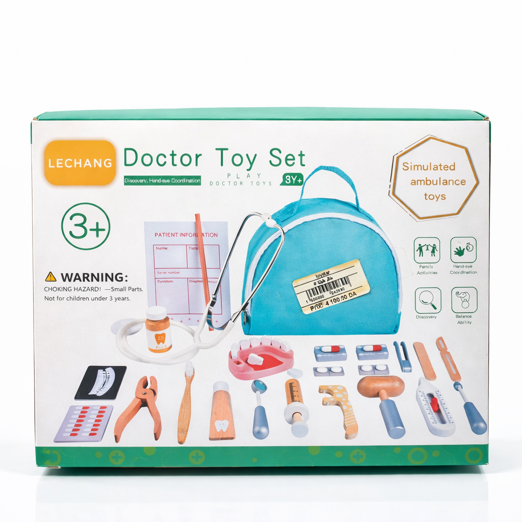 حقيبة أدوات الطبيب التعليمية للأطفال – Doctor Toy Medical Kit