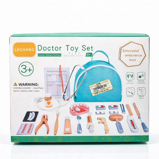 حقيبة أدوات الطبيب التعليمية للأطفال – Doctor Toy Medical Kit