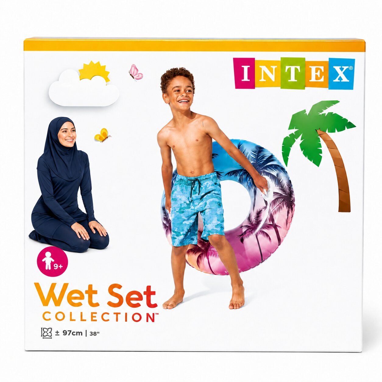 عوامة سباحة INTEX للأطفال بثلاثة أحجام | INTEX Swim Ring for Kids – 3 Sizes Available