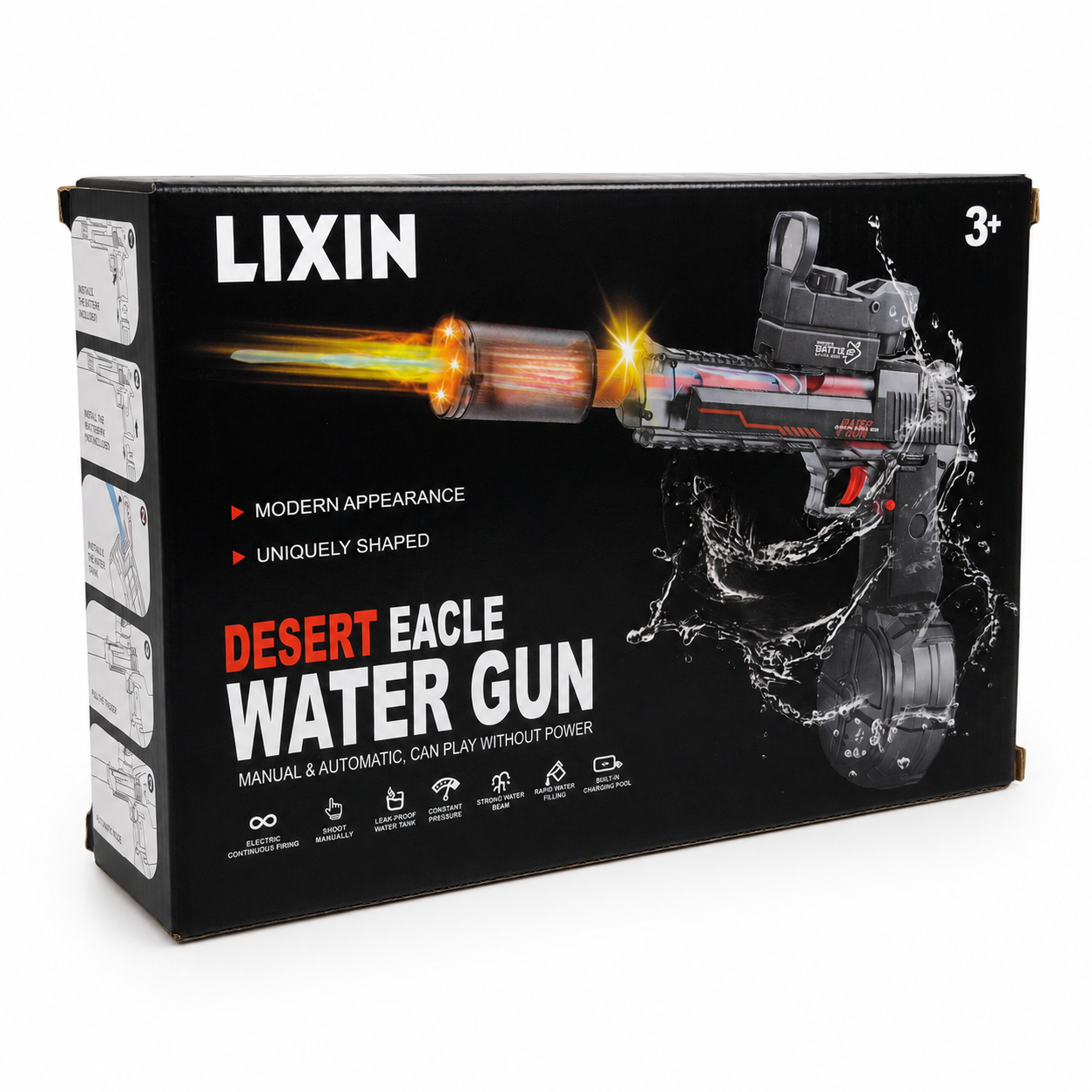 مسدس مائي ديزرت إيغل | Desert Eagle Water Gun 🔫💦