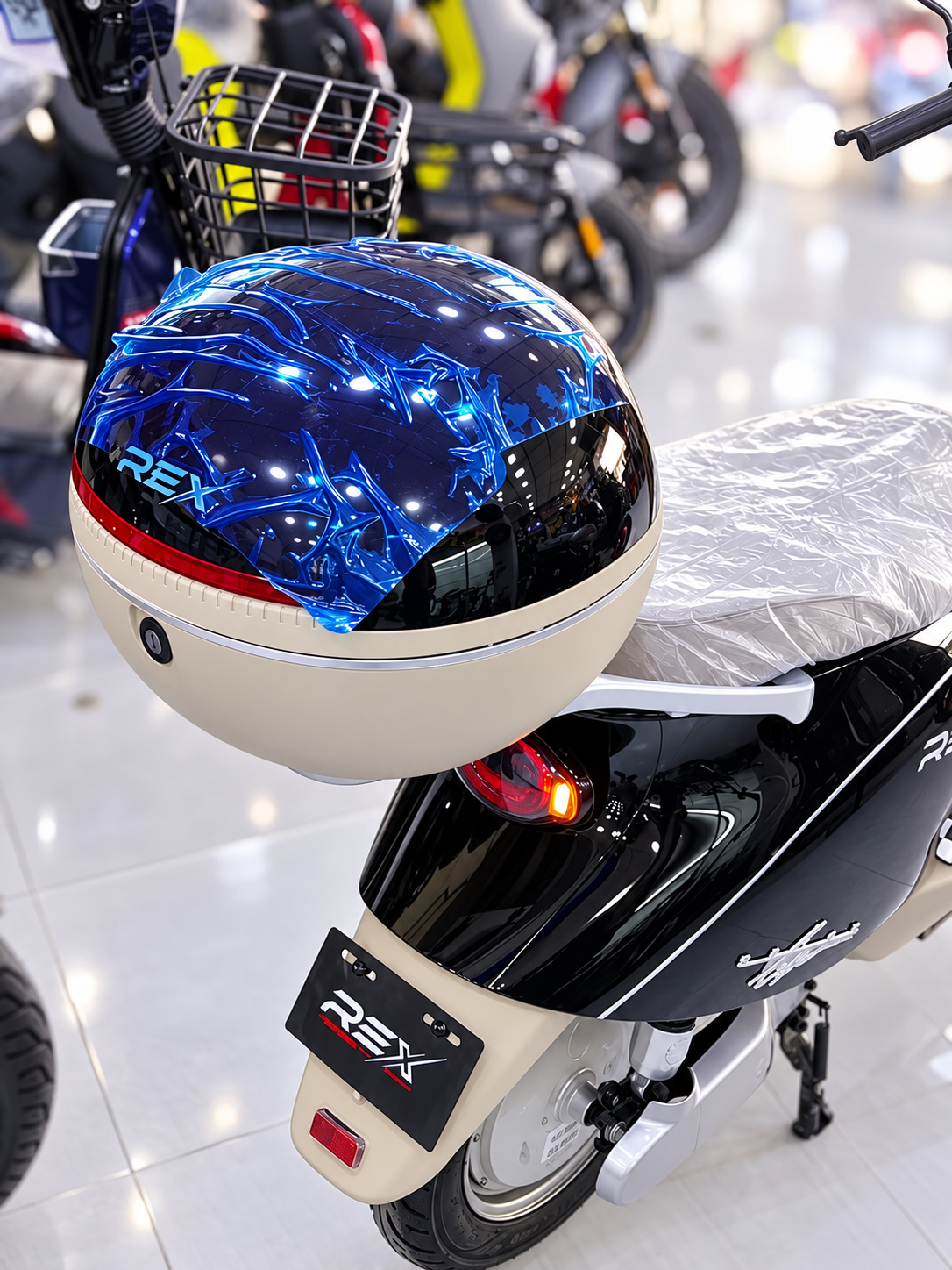 دراجة كهربائية Electric Scooter Rex Cappuccino 1000W