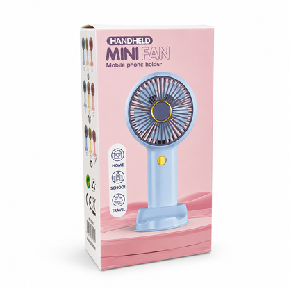 مروحة يدوية صغيرة | Handheld Mini Fan 🌬️✨