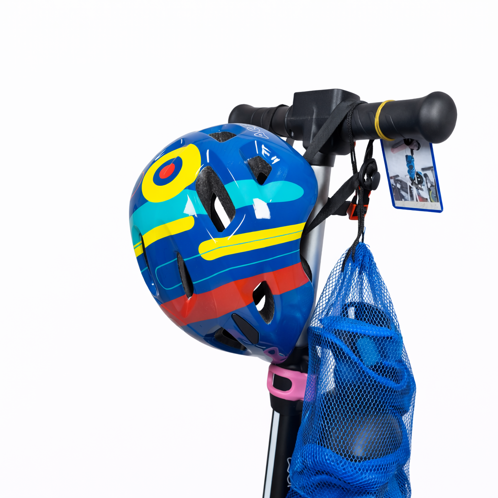 • سكوتر أطفال 3 عجلات مع خوذة ومعدات حماية – Kids Scooter with Helmet & Safety Gear خيار مثالي للمرح، التوازن، والحركة الآمنة للأطفال