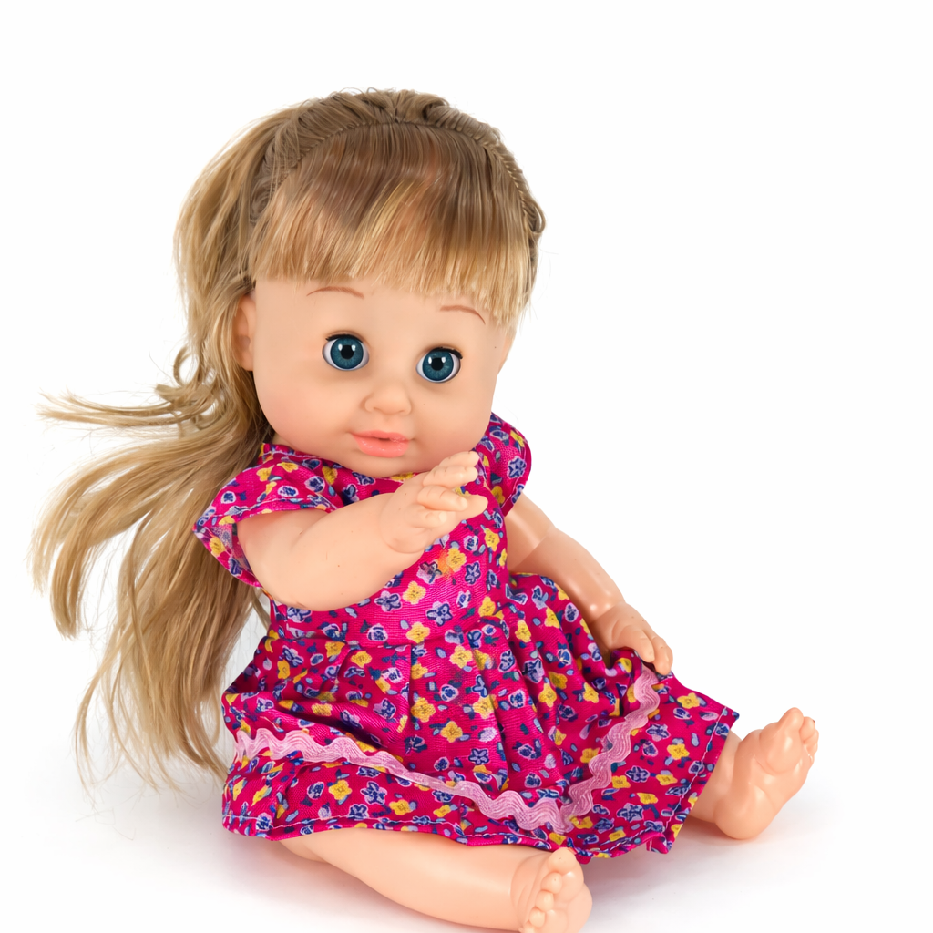 دمية كوجان مع إكسسوارات – Cujan Baby Doll Set