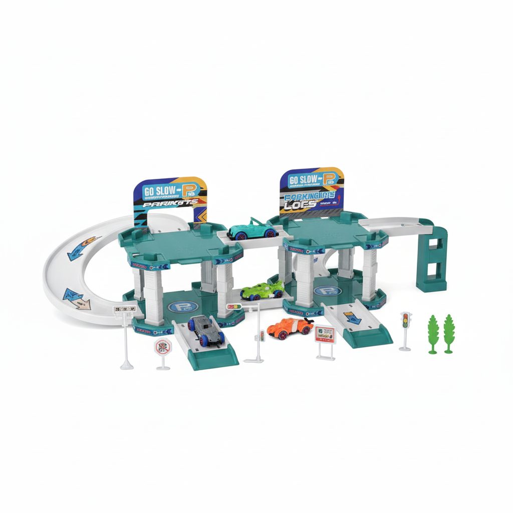 ألعاب موقف سيارات Kids Parking Lot Playset