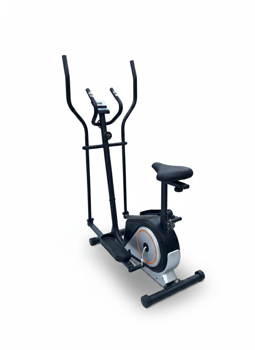 دراجة تمارين بيضاوية (Elliptical Trainer) مع مقعد – 2 في 1