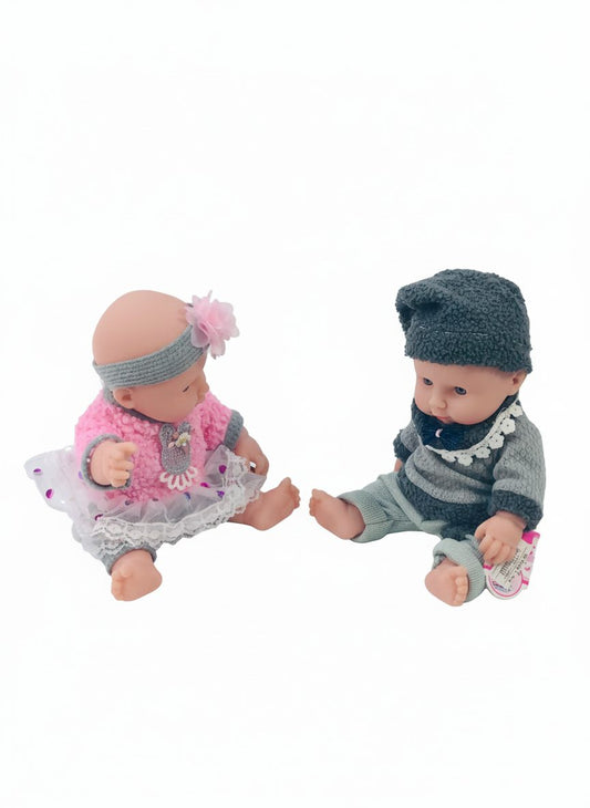 دمى توأم حديثي الولادة 8 بوصات Twin Baby Dolls