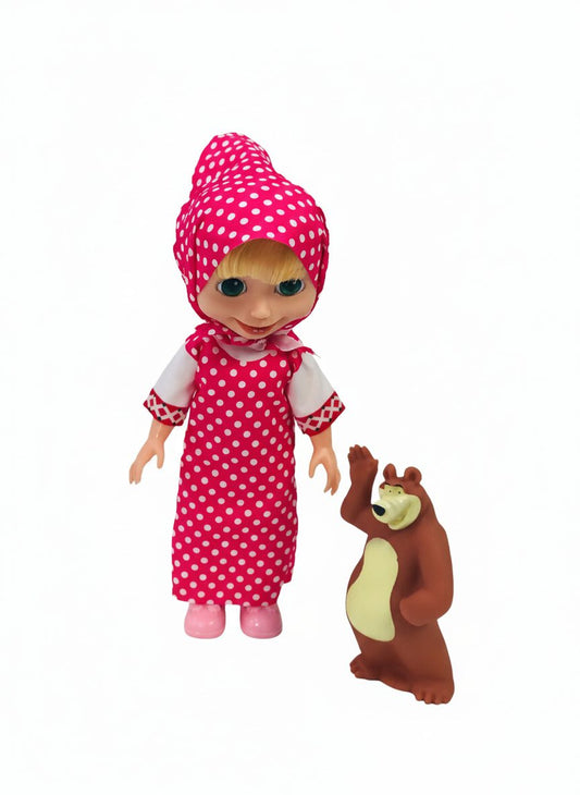 دمية ساسا مع الدب Sasa Doll with Bear Figure