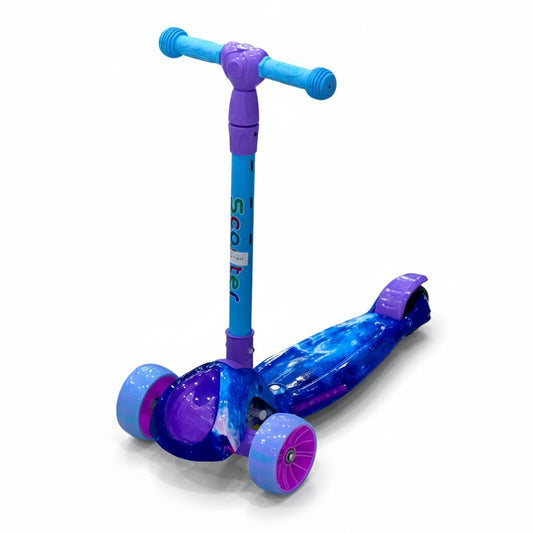 سكوتر أطفال بثلاث عجلات أزرق أرجواني scooter