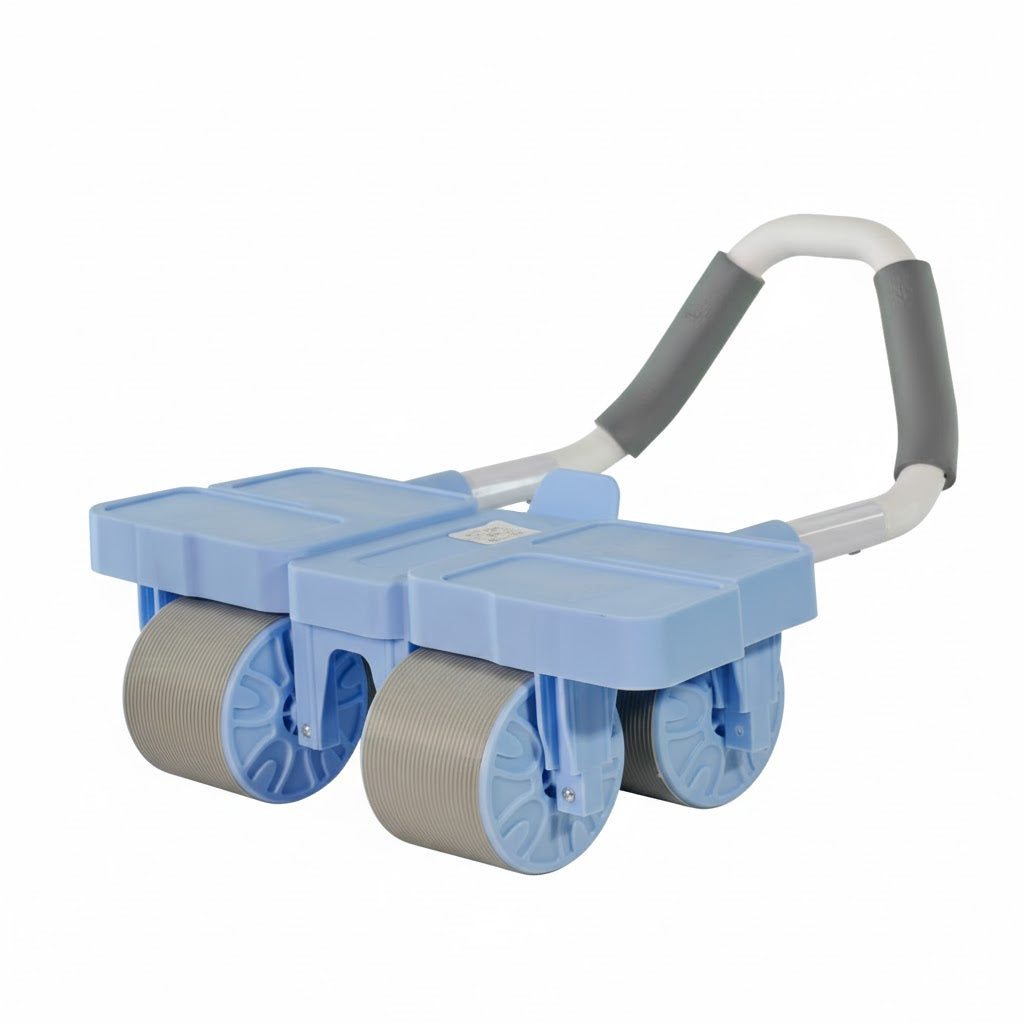 عجلة تمارين البطن رباعية العجلات 4-Wheel Ab Roller with Elbow Support