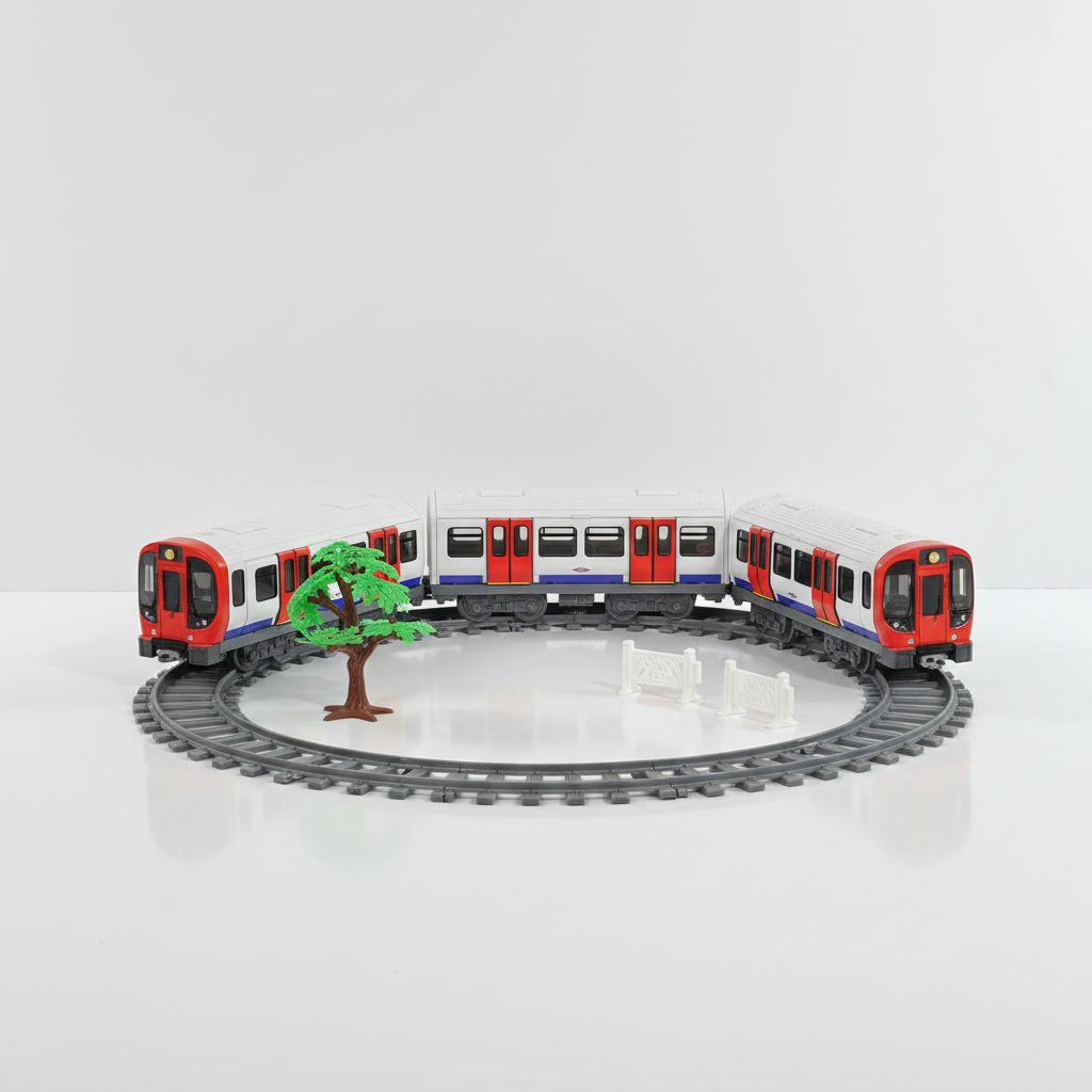 قطار بخاري  Retro Steam Train