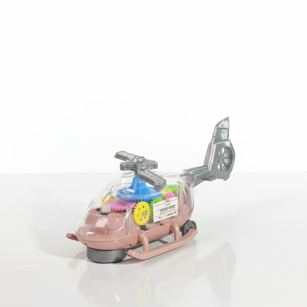 مروحية تروس شفافة كهربائية  Electric Transparent Gear Helicopter