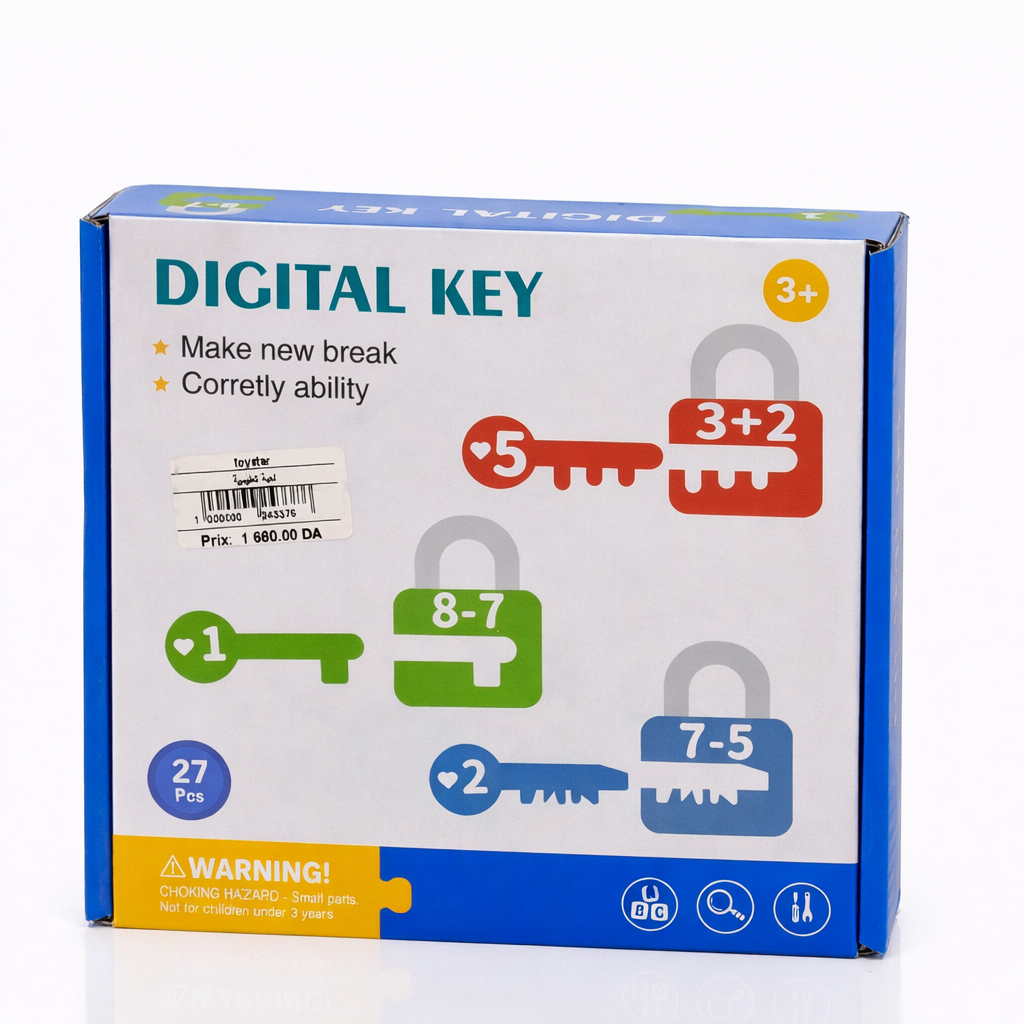 لعبة المفاتيح الحسابية التعليمية – Digital Key Math Game