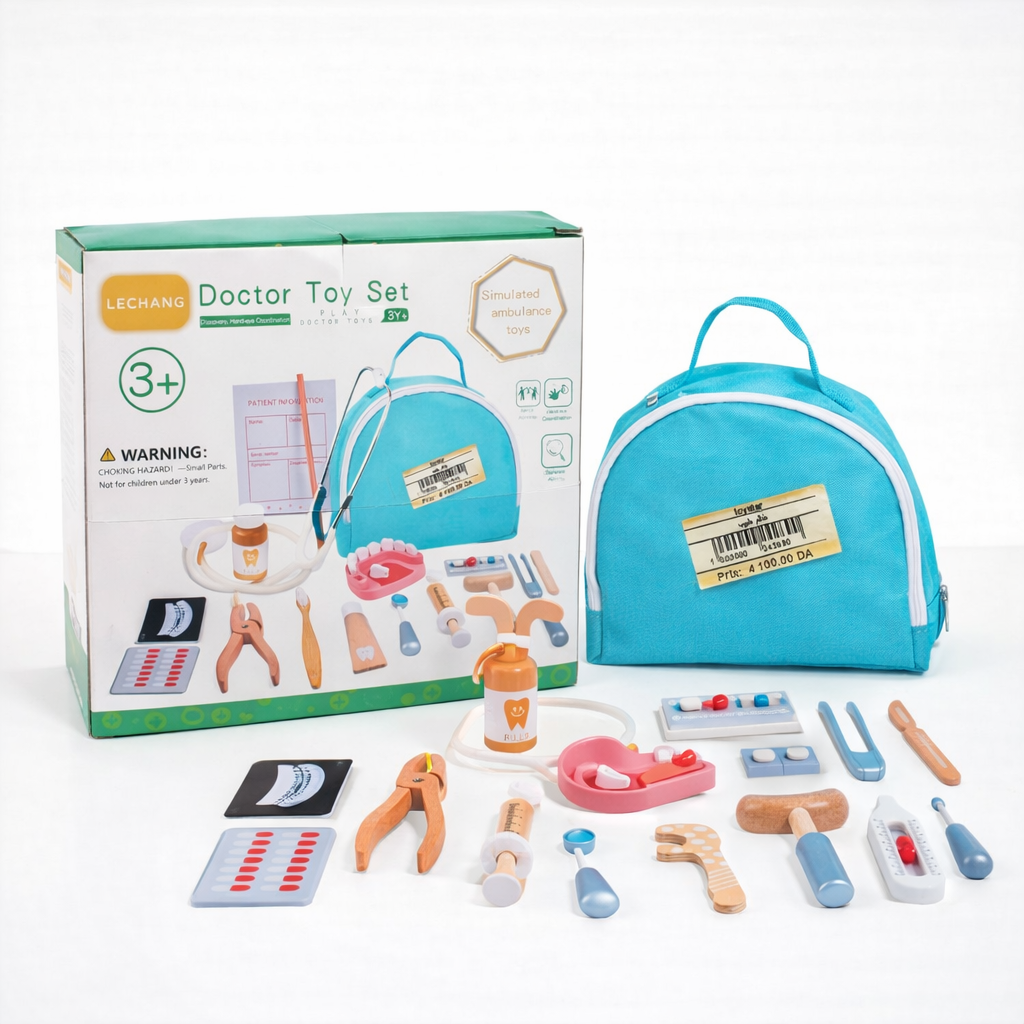 حقيبة أدوات الطبيب التعليمية للأطفال – Doctor Toy Medical Kit