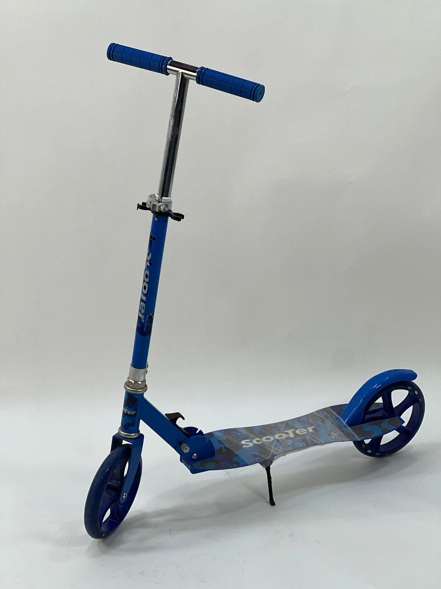سكوتر يدوي قابل للطي ألومنيوم Blue Foldable Kick Scooter