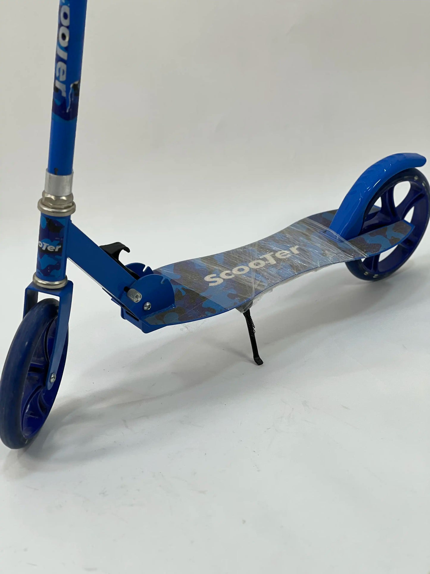 سكوتر يدوي قابل للطي ألومنيوم Blue Foldable Kick Scooter