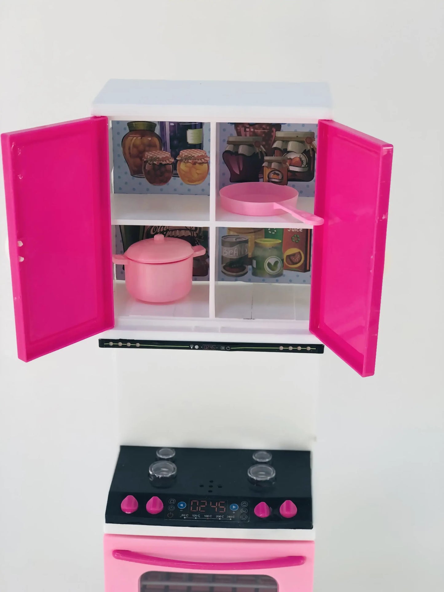 طقم مطبخ أطفال وردي Pink Kids Kitchen Set