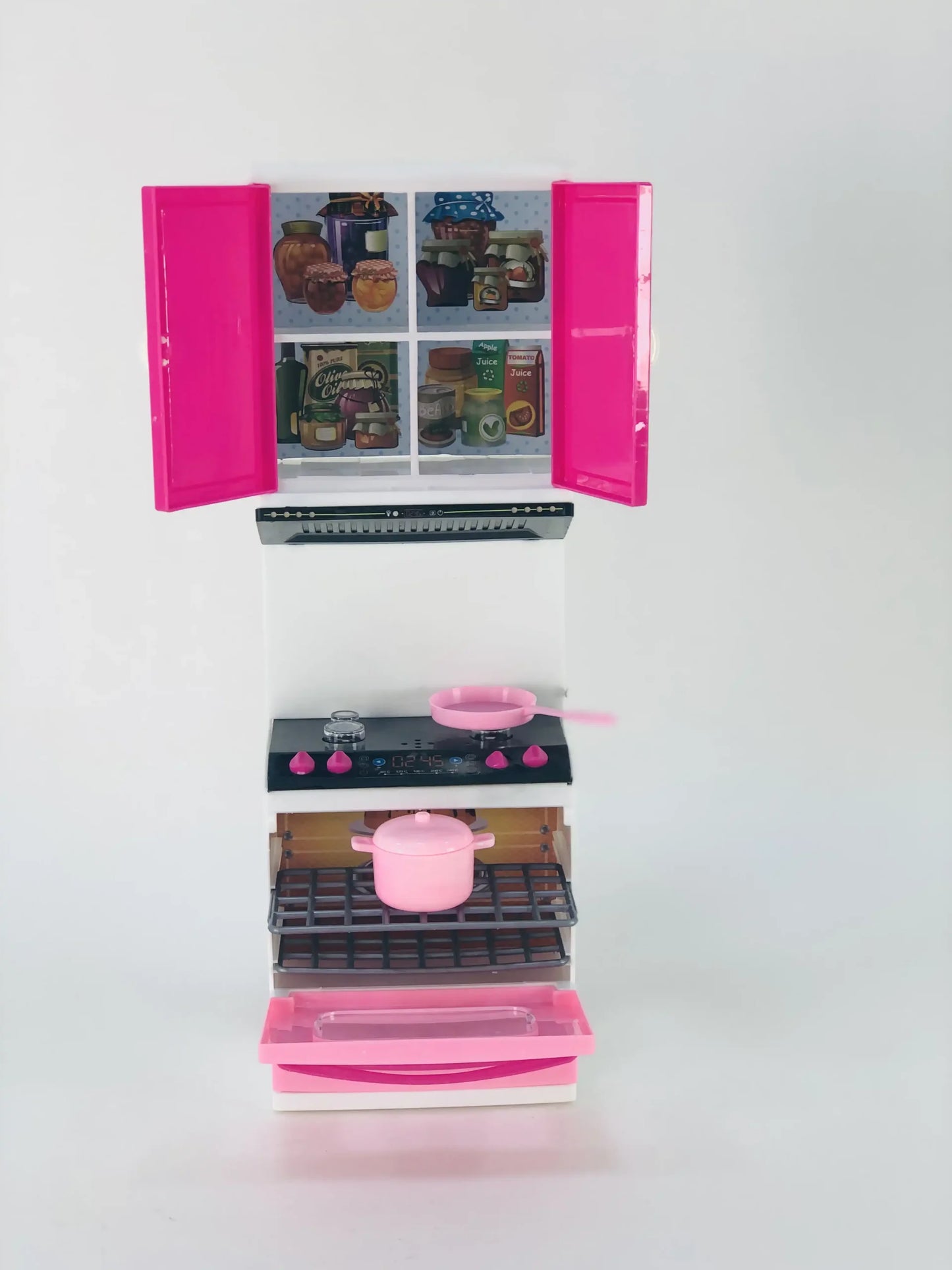 طقم مطبخ أطفال وردي Pink Kids Kitchen Set
