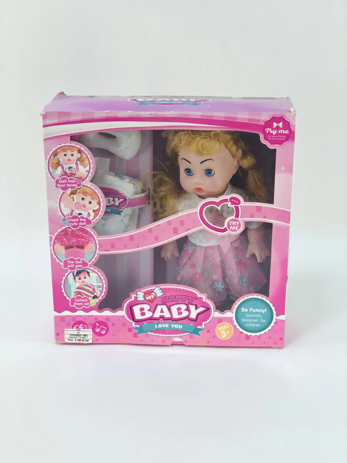 Happy Baby Talking دمية هابي بيبي الناطقة