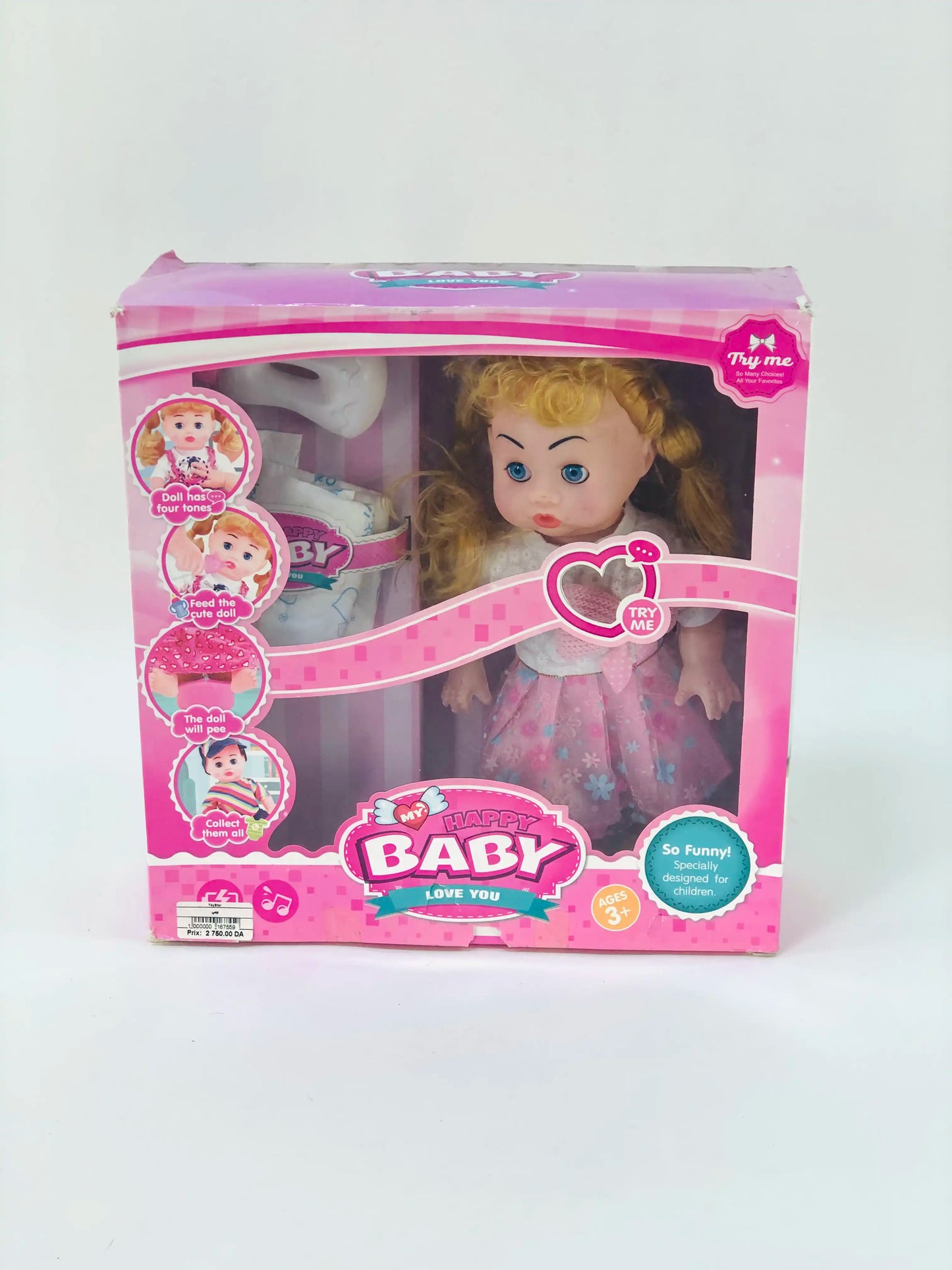 دمية هابي بيبي المتكلمة – Happy Baby Love You Doll