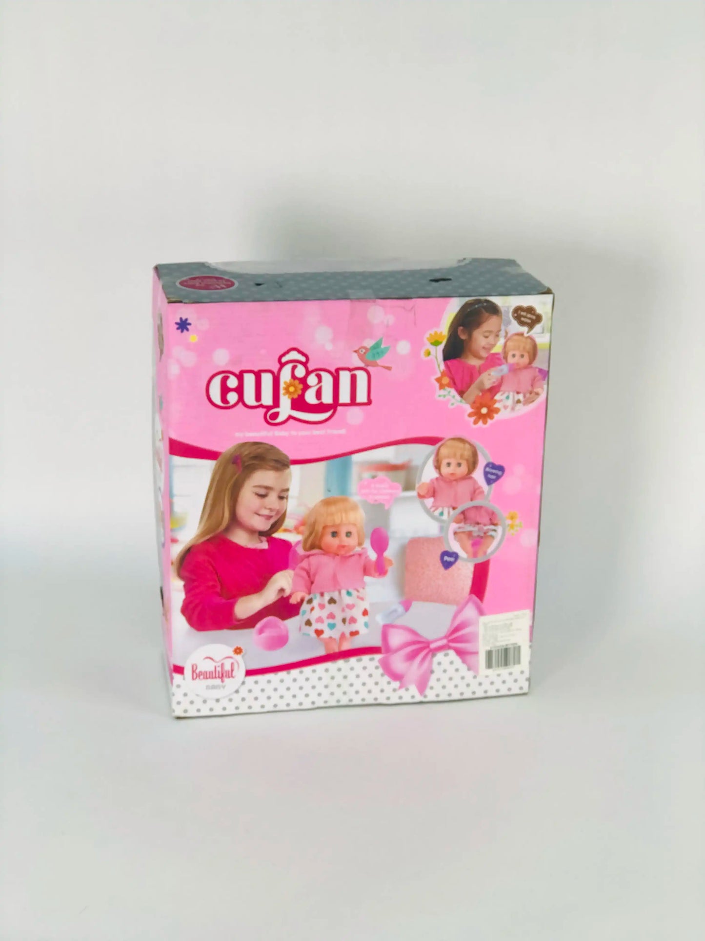 دمية كوجان مع إكسسوارات – Cujan Baby Doll Set
