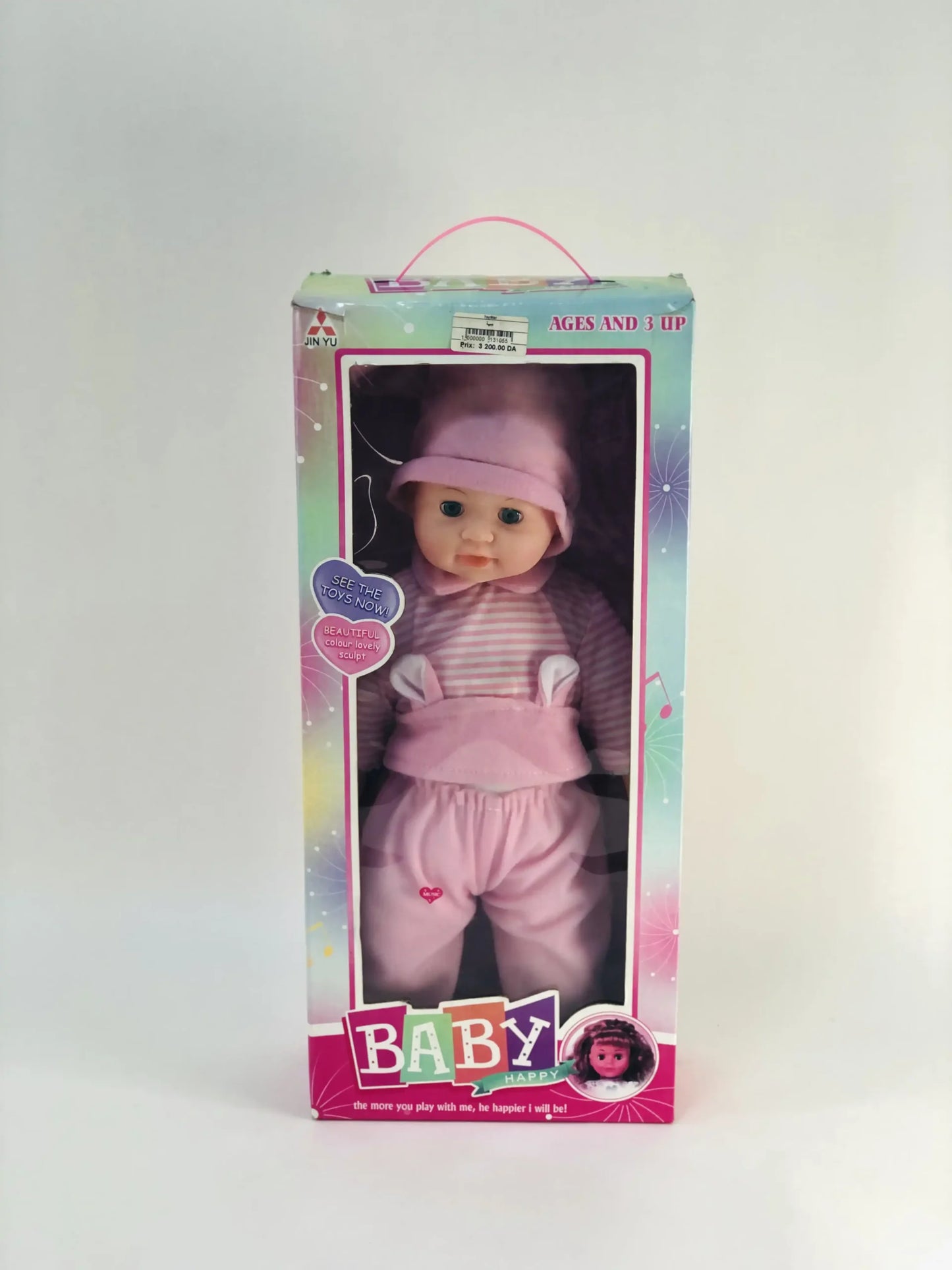 JIN YU Pink Baby  دمية طفل وردية