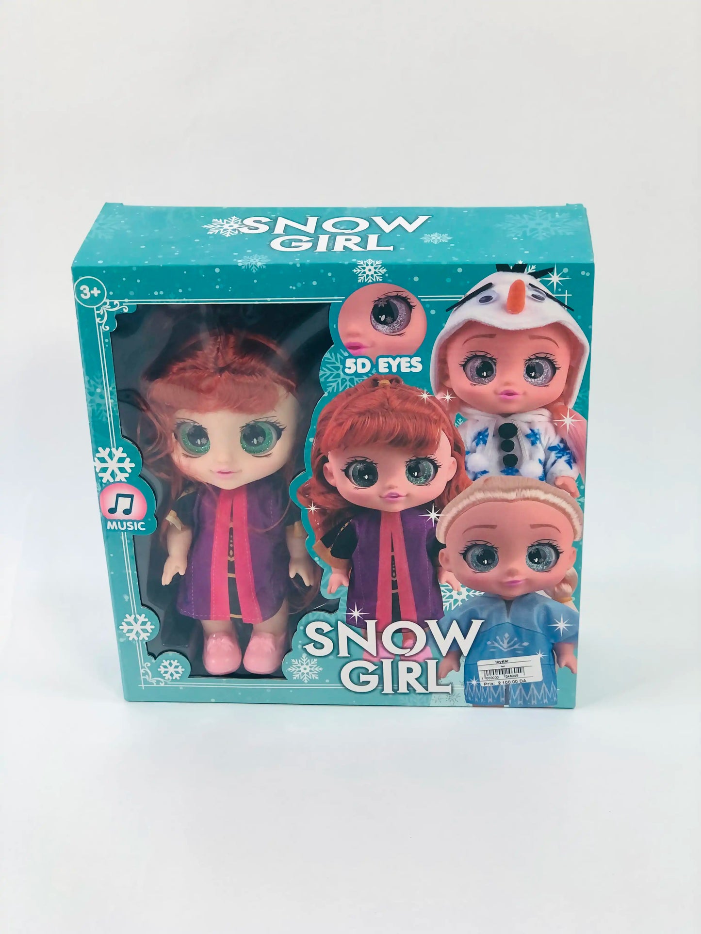 دمية سنو غيرل 3D عيون – Snow Girl 5D Eyes Doll