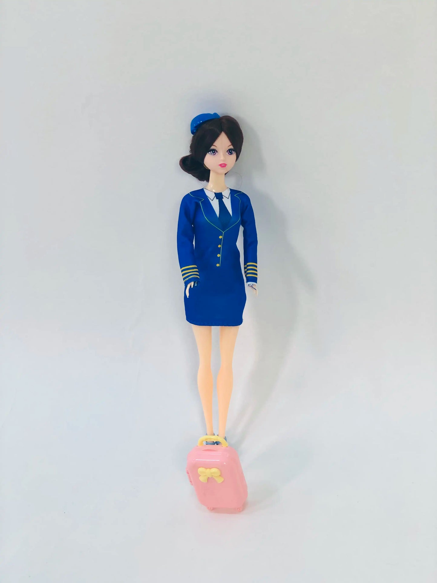 دمية مضيفة طيران مع طائرة – Aircraft Flight Attendant Doll Set